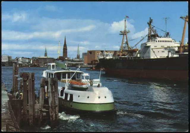 (D9151) AK Hamburg, Partie im Hafen