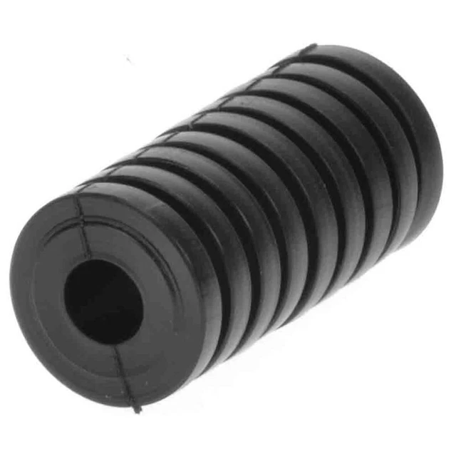 Barres Rondes En Caoutchouc Naturel Noir - Diamètre 25mm, Longueur 500mm, Dureté Shore A 60-70, Pour Bricolage, Amortissement, Joints