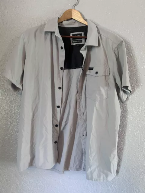 Billabong Shirt Size L Mens Adventure Division Outdoor Short Sleeve Button Up