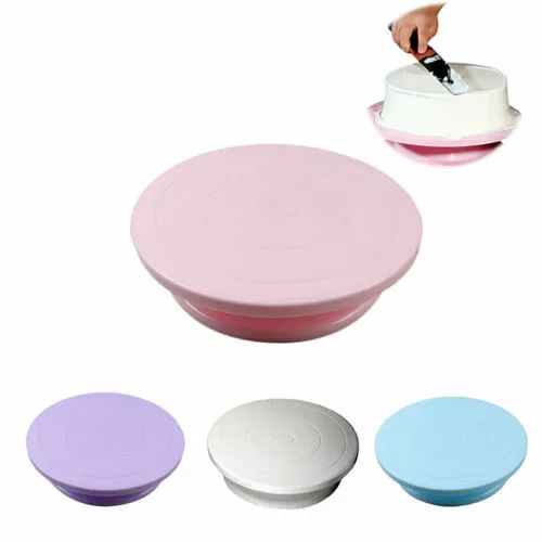 Icing Decorating Revolving Kitchen Turntable Display Stand 28cm Rotating Cake