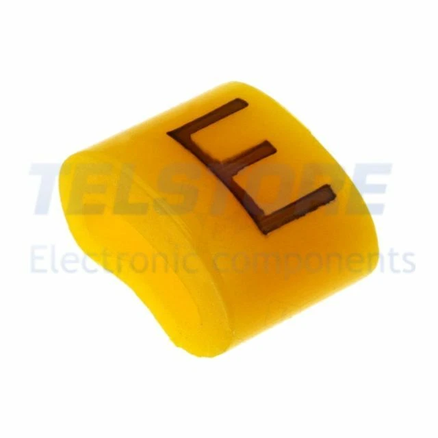 1Confezione  Segna cavi per cavi e fili 1,1÷2,5mm H 3mm A 6mm L 5mm  .