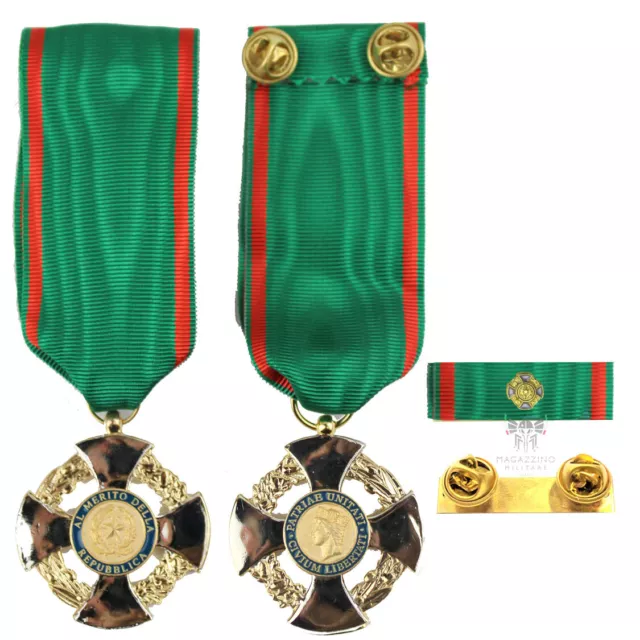 Medaglia e/o nastrino Croce Merito Repubblica Italiana MRI OMRI Cavaliere