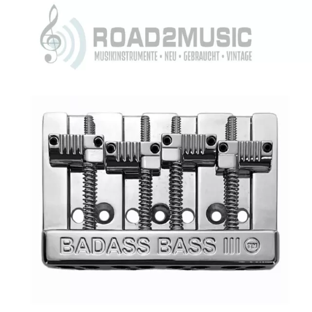 Leo Quan Badass III 4string Bass Bridge Brücke Chrome BB-3343-010 Precision Jazz