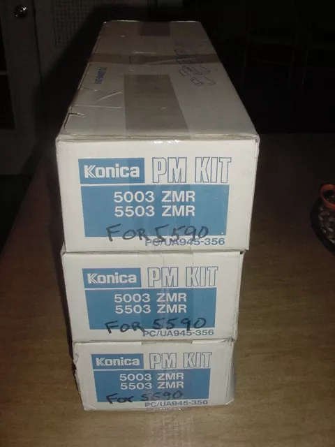 Konica 5003 5503 ZMR PM Kit PC/UA945-356 945-356 Lot of 3 NIB