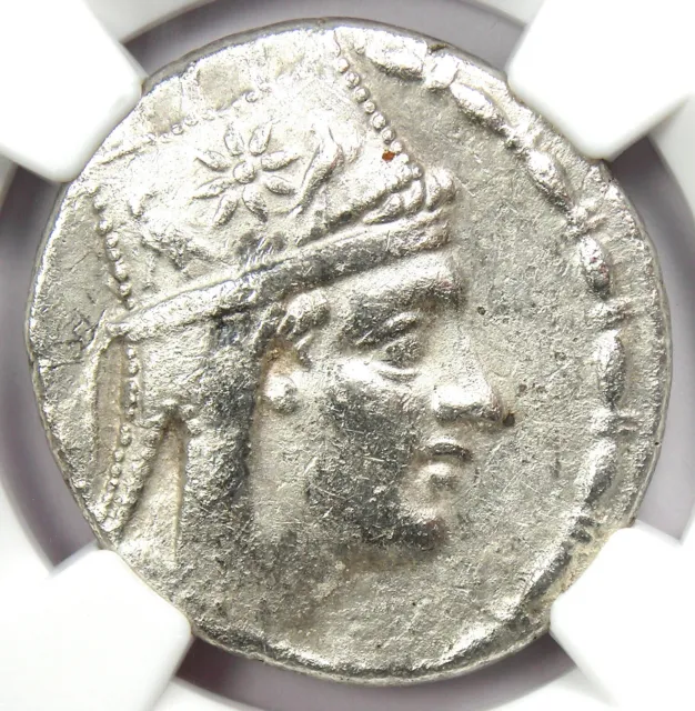 Tigranes II AR Tetradrachm Kings of Armenia Silver Coin 95-56 BC - NGC Choice XF