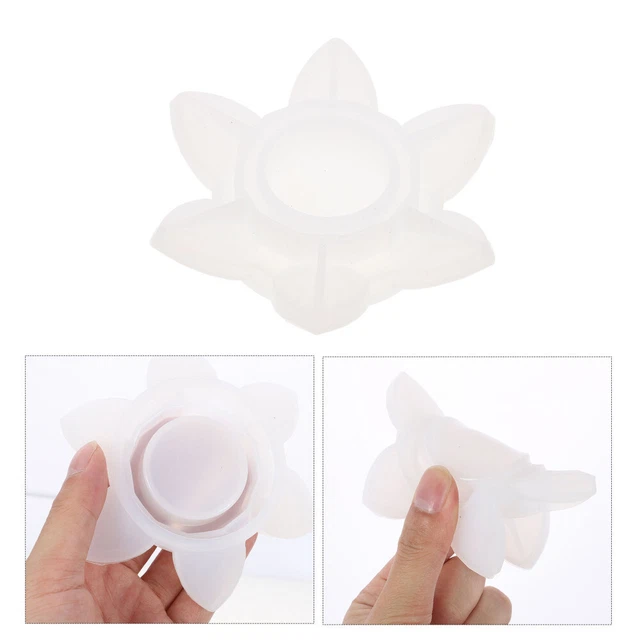 tealight candle holder resin molds Kristall Epoxy Form Silikon Kerze Basis Form
