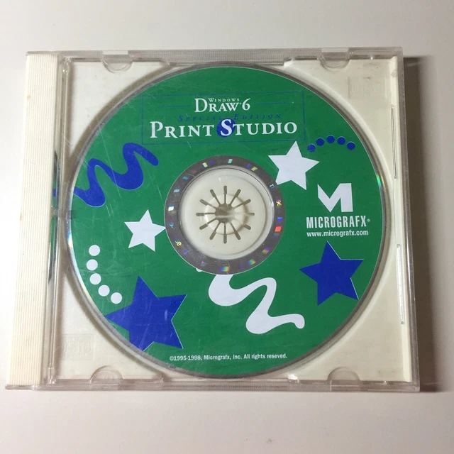 Micrografx Windows Draw 6 Print Studio Special Limited