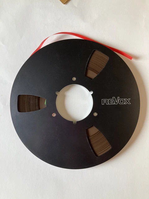 Bobine Alu Revox Dorée 26,5 Cm 10,5 Pouces NAB Pour Magnétophone RARE