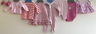 Baby Girls Bundle Of Clothing Age 0-3 Months F&F George M&S Mothercare