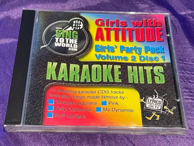 Sing To The World Karaoke CDG - Mädchen Party Pack Vol. 2 CD 1 - 2003 10 Songs