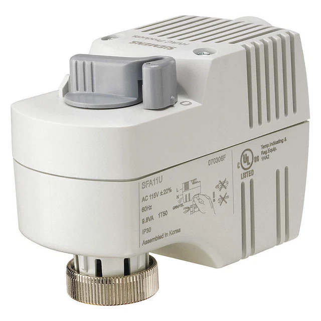 SIEMENS SFP71U Zone Valve Actuator,24V,Spring Return