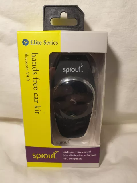 Sprout Visor Wireless Phone Hands-Free Car Kit Speakerphone Speaker Bluetooth