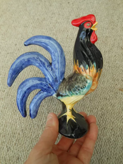 Babbacombe pottery cockerel - 5.5 inches tall