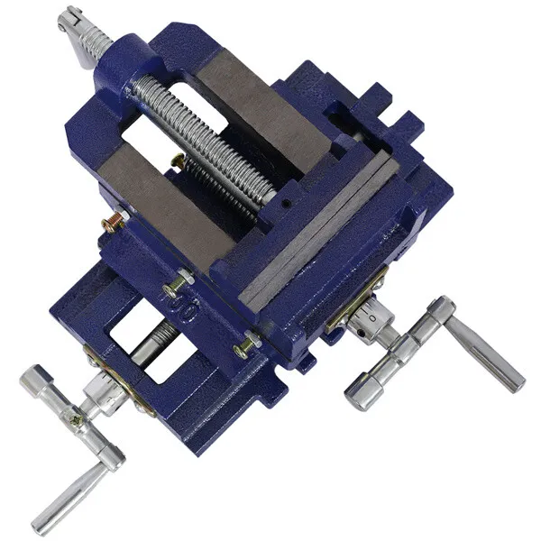 Cross slide vise; Drill Press Vise 4inch; drill press metal milling 2 way X-Y ;