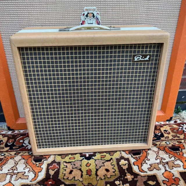 Vintage 1960s Bird Talisman Valve Guitar Amplifier 1x12 Combo Plessey & Mullard