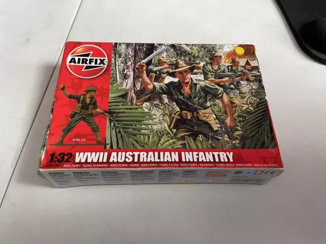 Airfix A02709 1/32 Scale WWII Australian Infantry - Boxed