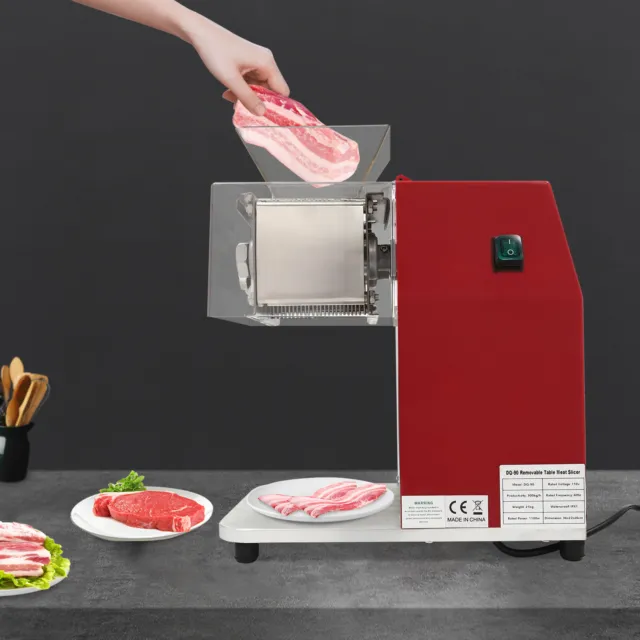 Commercial Electric Meat Cutter Slicer Shredding Kitchen Cutting Machine 1100W