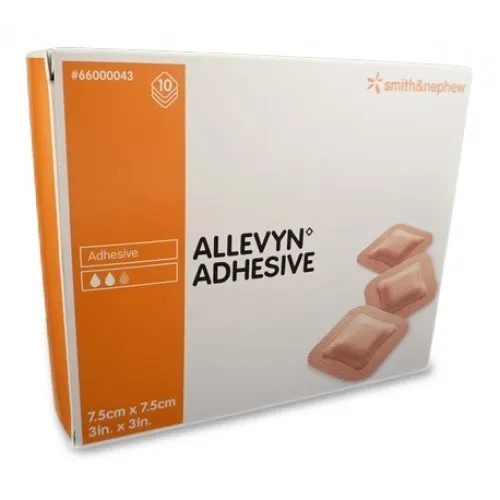 Allevyn Adhesive Classic Dressing(s) 7.5cm x 7.5cm (x10) Wounds, Ulcers 66000043