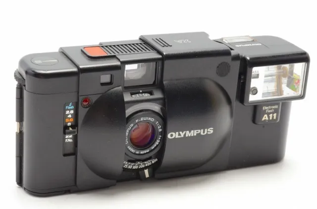 Rara Olympus XA A11 35mm Telemetro Film Fotocamera Con Scatola Da Giappone 3