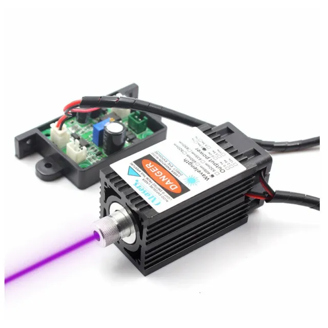 405nm 500mw VioletBlue Laser Diode Gravur Modul TTL Fokussierkopf 3D Drucker
