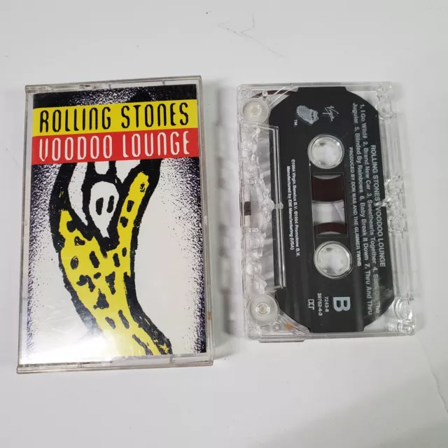 ROLLING STONES VINTAGE Audio Cassette Tape Voodoo Lounge. $5.74 - PicClick