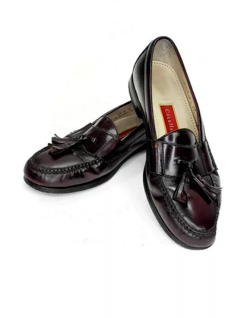 Cole Haan Men's Pinch Tassel Loafer Burgundy C03507