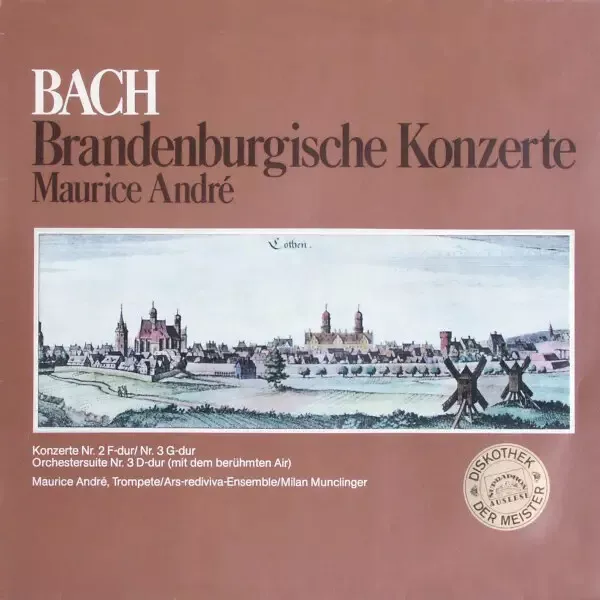 Bach Brandenburgische Konzerte Supraphon Vinyl LP