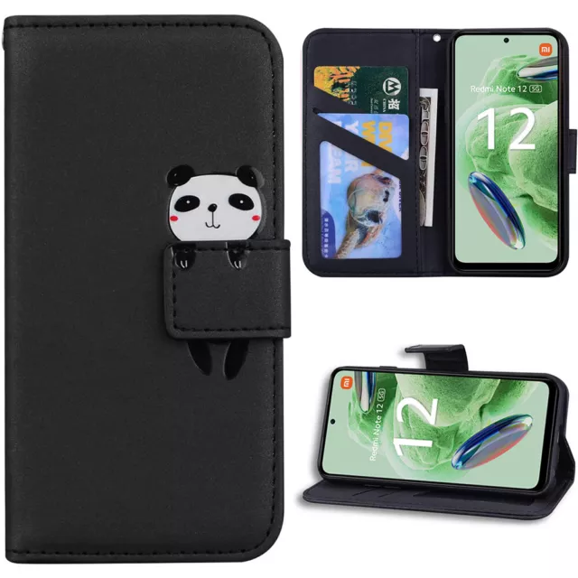 Coque Portefeuille pour Xiaomi Redmi Note 12 4G/5G Note 12 Pro Plus, Note 11 Pro