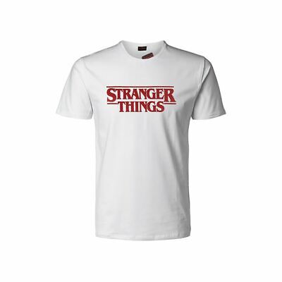 T-Shirt Stranger Things scritta originale ufficiale Netflix maglia maglietta
