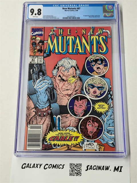 New Mutants #87 - CGC 9.8 - Newsstand! WP! - 1st Appearance Cable - 1st Stryfe