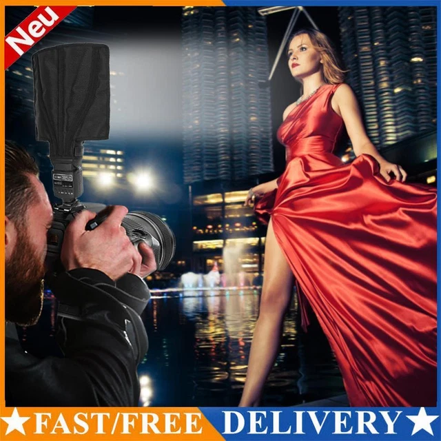 Foldable Flash Reflector Softbox Diffuser Speedlite Photography Reflector