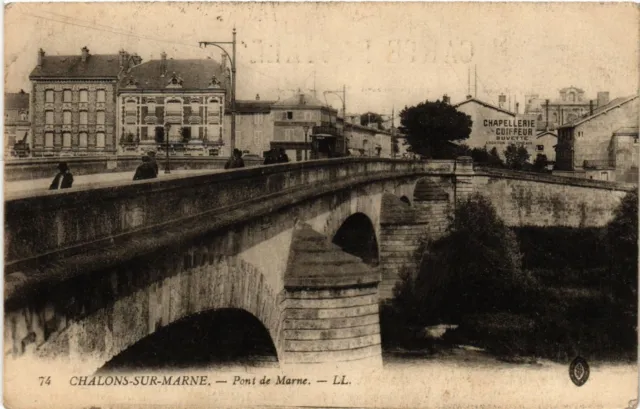 CPA CHALONS-sur-MARNE - Pont de Marne (742384)