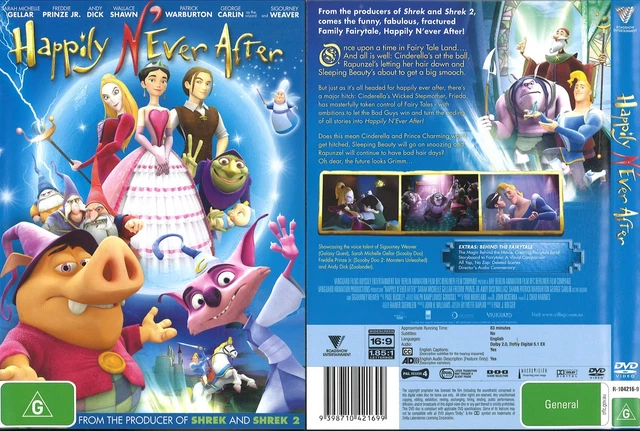 146 NEW SEALED DVD Region 4 HAPPILY NEVER AFTER $9.90