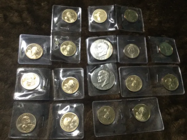 Assorted Proof Dollars,  New,  Untouched,  Sold In Group,  See Photos.
