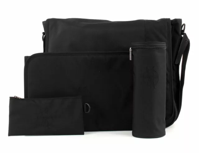 Lässig Messenger Bag Sac À Couches Noir 2