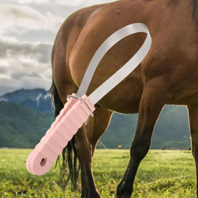 Horse Brush Scraper Metal Shedding Blade for All Dogs Types Donkeys