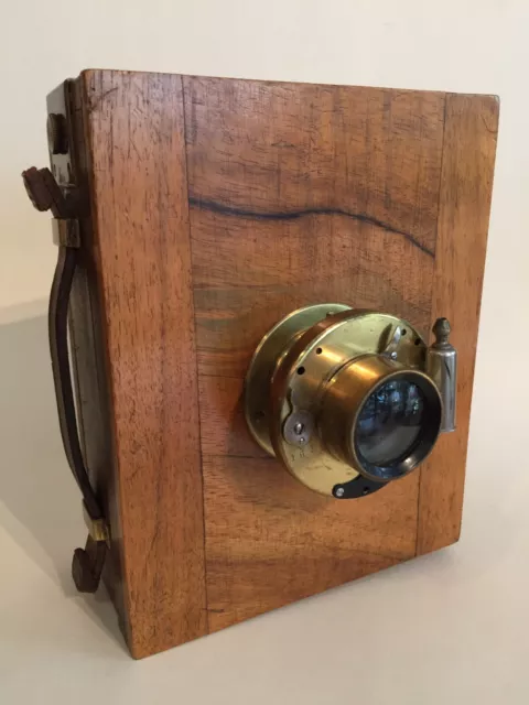 Foto Holzbox Apparat Fotoapparat Faltenbalg 13x18 Rodenstock Bistigmat top erh.