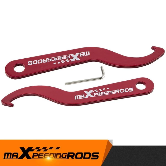 COPPIA CHIAVI A SOSPENSIONE COILOVER UNIVERSALI Colore Rosso