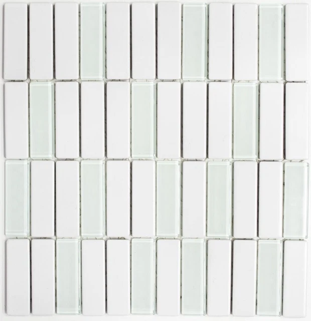 Mosaïque Céramique Moulin à Vent Noir Mat - 10 Plaques - Neuf
