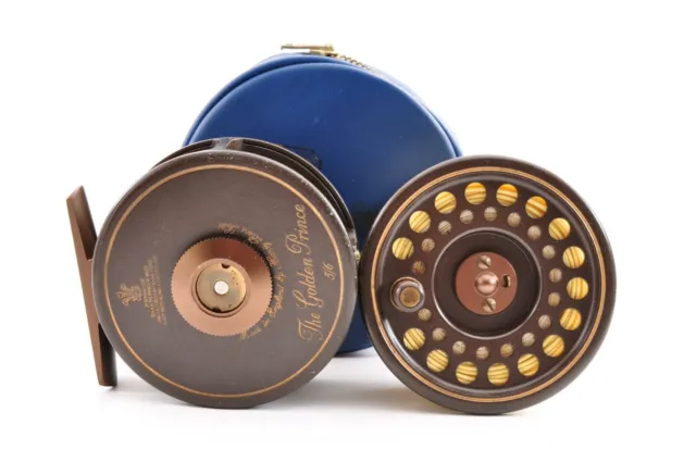 HARDY GOLDEN PRINCE 5/6 Bag In Spare Spool Used Fly Reel Fishing