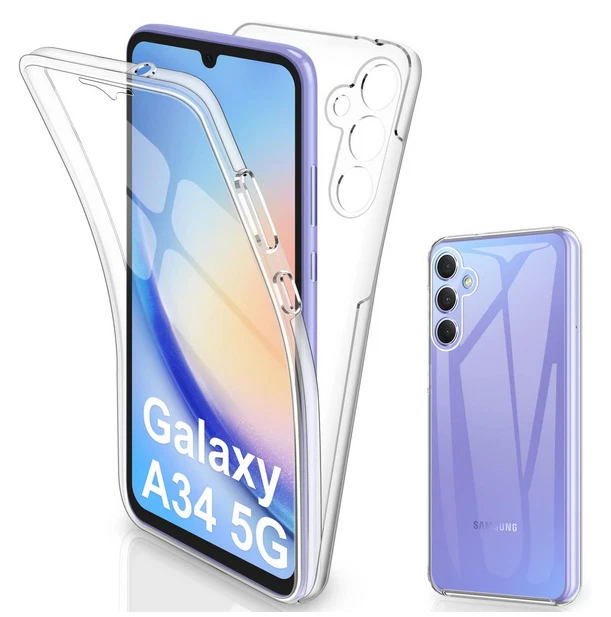 Phoona 2 Pièces Verre Trempé pour Samsung Galaxy A34 5G,Film