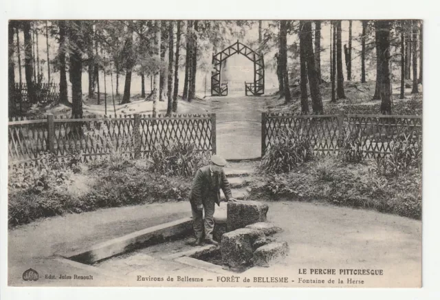 BELLESME Environs - Orne - CPA 61 - Fontaine de la Herse en Foret de BELLLESME