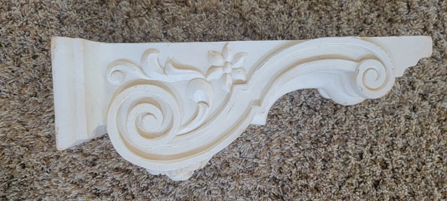 Corbel decorative bookshelf art / One big Corbel 16 1/4" X 7"