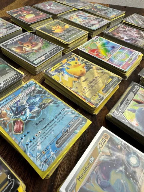 Pokemon Karten Sammlung 50 Stück | 151 /VMAX / VSTAR / V / GX Garantiert GLITZER