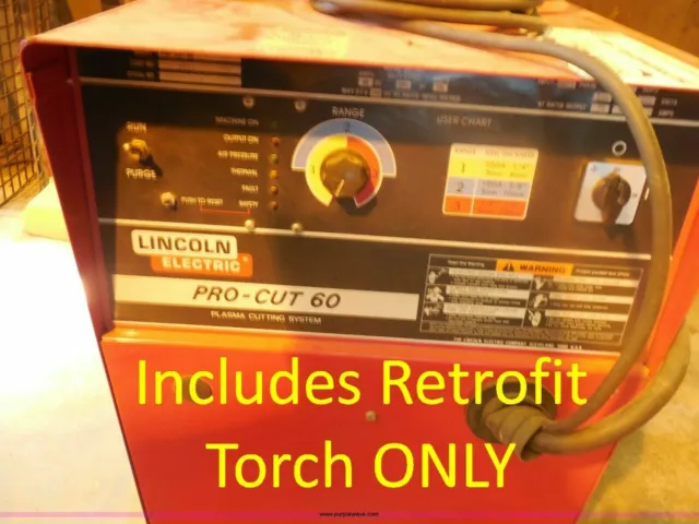 Replacement Plasma Torch 50A for Lincoln ProCut Pro Cut 60 Fix Repair