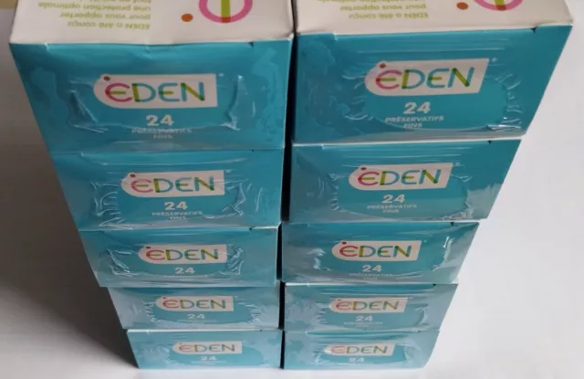 EDEN Préservatifs — 1 Lot de 20 préservatifs fins sans Boîte — Promo !