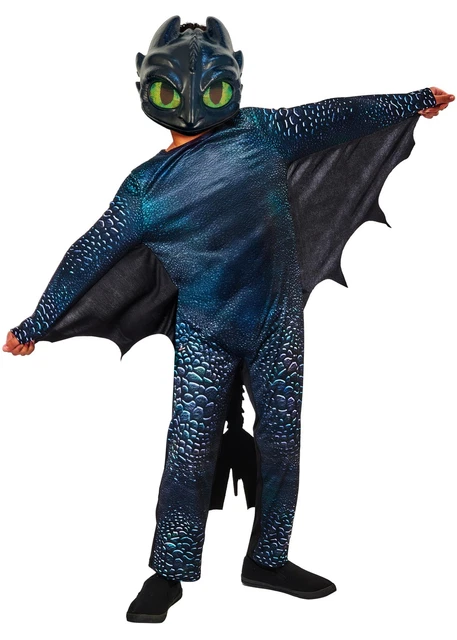 Rubies Costume Ufficiale Bambino 'Dragon Trainer' - Tuta E Maschera Di Senzadenti, Morbido E Sicuro