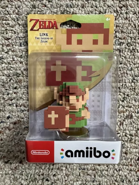 Legend Of Zelda 8-Bit Link Amiibo 30th Anniversary NIB Sealed Nintendo Legend Of Zelda 8-Bit Link Amiibo 30th Anniversary NIB Sealed Nintendo