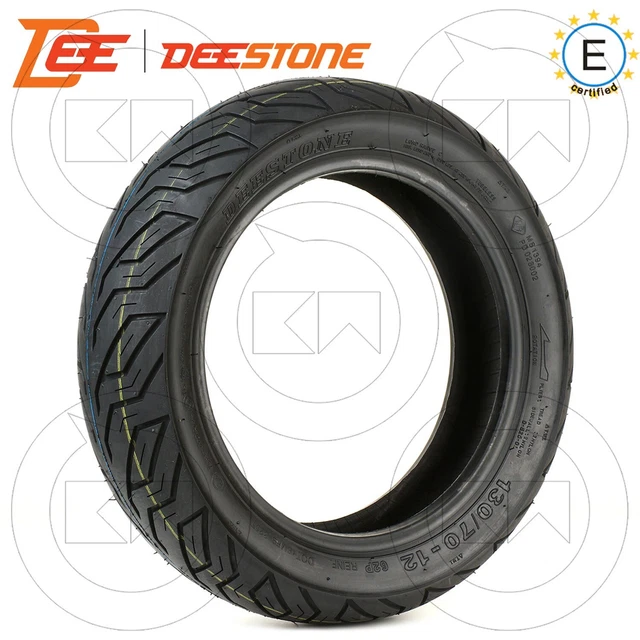 COPPIA GOMME DEESTONE 130-70/12+120-70/12 PIAGGIO VESPA GT-GTS 125 200 - 2