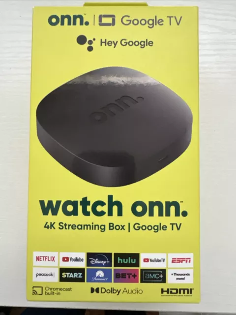 Onn. Google TV 4K Streaming Box